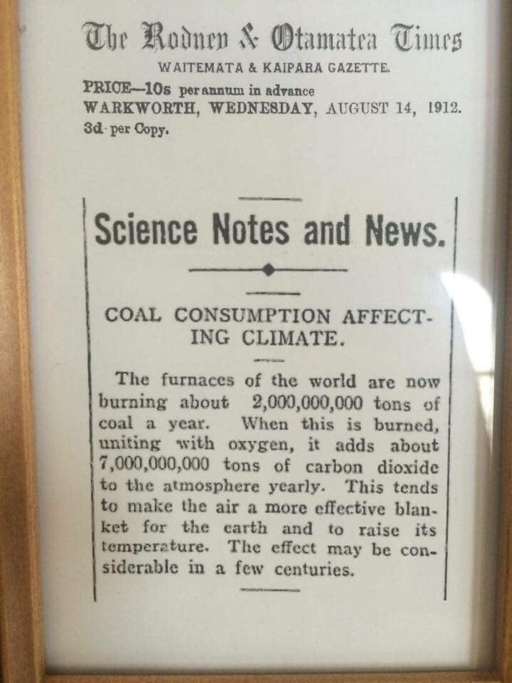 15. Газетная статья 110-летней давности об изменении климата