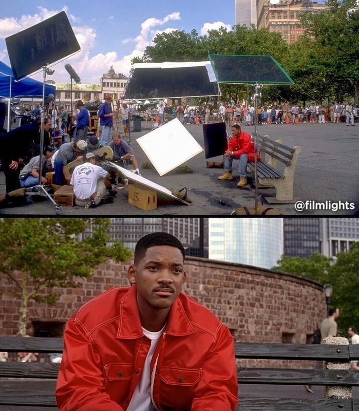 1. "Люди в черном" (1997). Сколько всего нужно, чтобы снять, как Уилл Смит сидит на скамейке