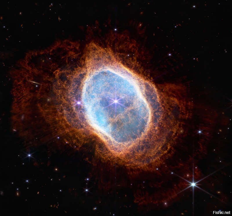 Туманность Южное Кольцо, занесенная в каталог как NGC 3132 – планетарная тума...