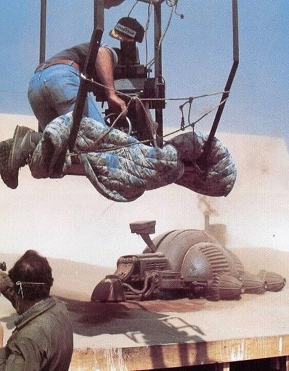 На съёмках «Дюны», 1984 год