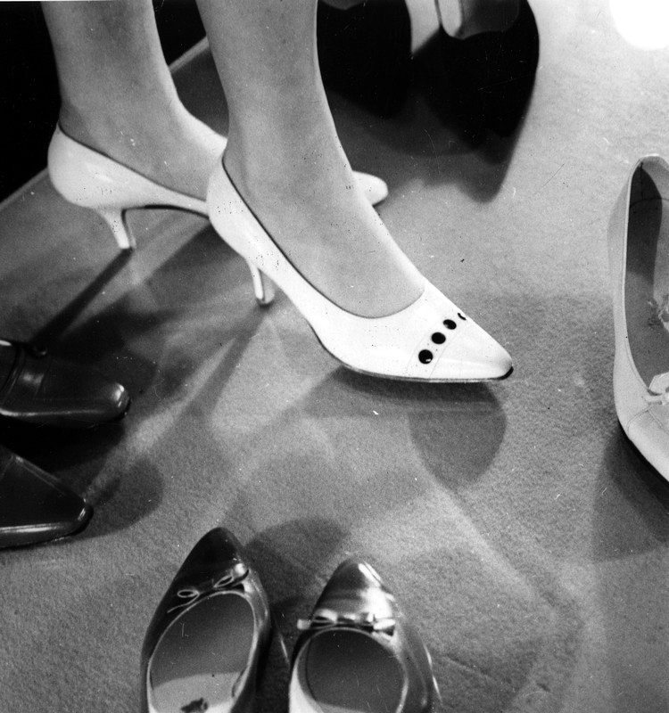 Женские туфли, изготовленные на эстонском кожевенном комбинате "Коммунар" 1963 г.