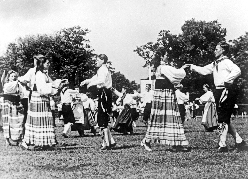 Эстонский народный танец 1949 г.