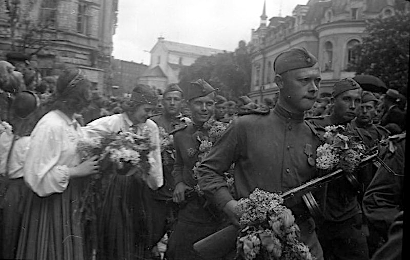 Встреча Эстонского корпуса в г. Таллинне 1945 г.