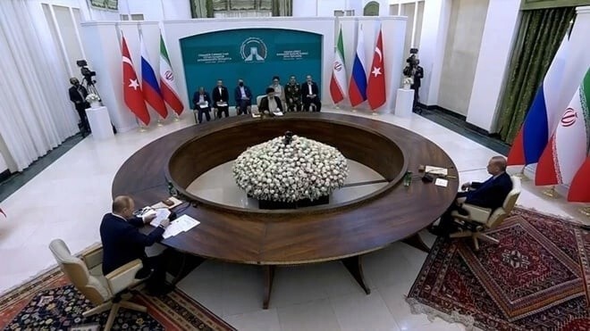 Путин, Раиси и Эрдоган начали трёхсторонний саммит стран - гарантов астанинского процесса по Сирии