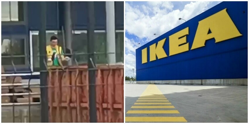 Тяжело смотреть: пользователи сети посмеялись над сотрудником IKEA, который ломает сковородки