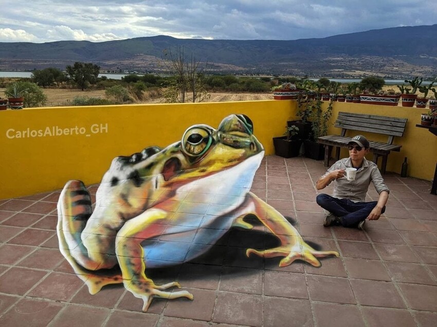 20 потрясающих 3D-граффити от художника из Мексики