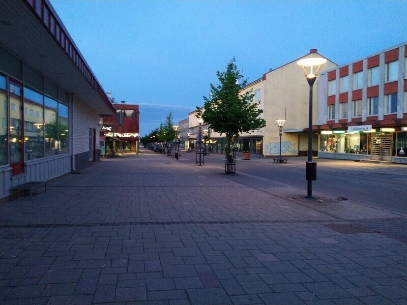 Летняя полночь в Финляндии