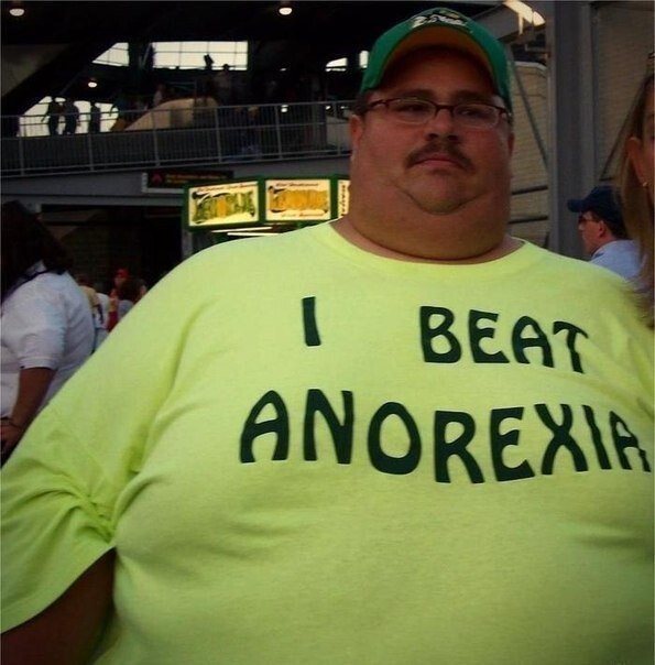 ПОбедил анорексию 