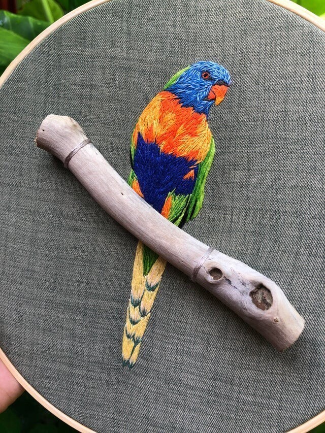 Подарок подруге, портрет её любимого попугая