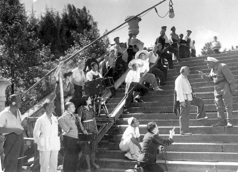 Рабочий момент съемок "Великий гражданин" 1939 г.