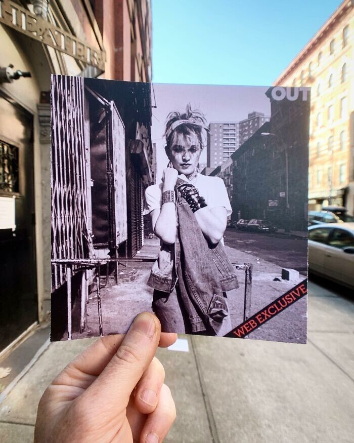 25. Мадонна в Нью-Йорке, 1983 год. Фото Ричарда Кормана