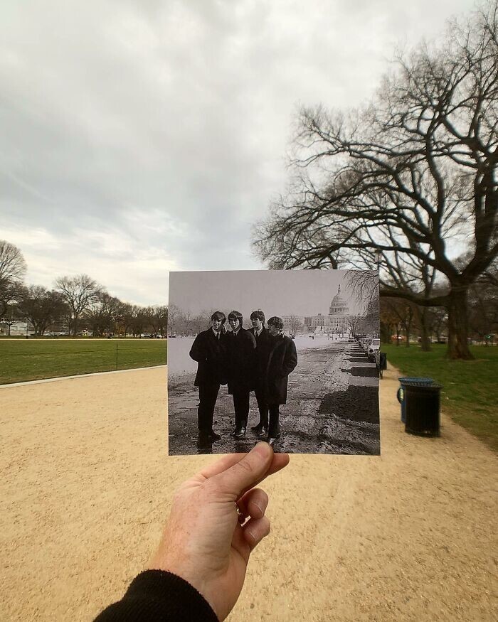 13. Группа The Beatles приехала в Вашингтон на свой первый американский концерт в феврале 1964 года, сразу после выступления на шоу Эда Салливана