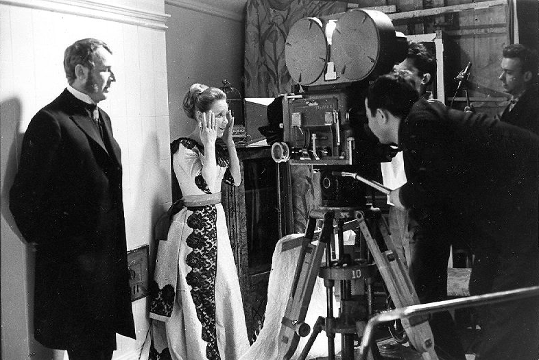 Рабочий момент съемок фильма "Анна Каренина". 1967 г.