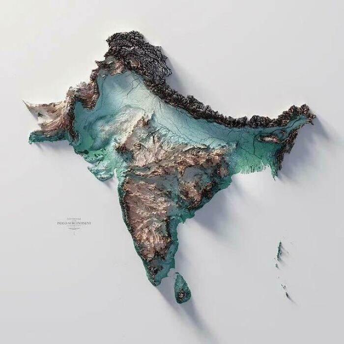 10. Топография Индийского субконтинента