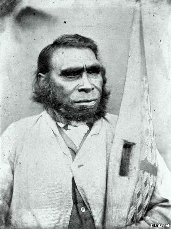 Один из последних коренных жителей Тасмании, уничтожены британскими поселенца...