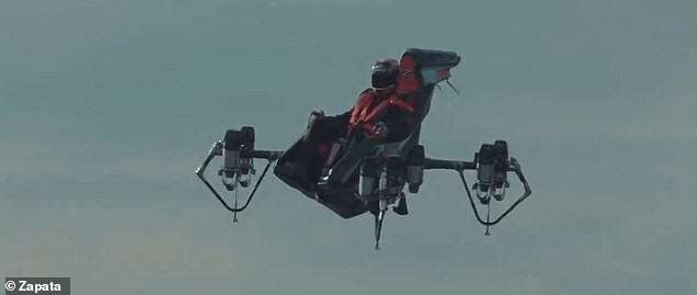 Французский изобретатель, пересекший Ла-Манш на ховерборде, создал новый летательный аппарат