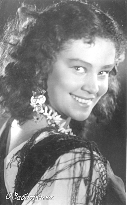 Актриса Ольга Заботкина 1958 г.