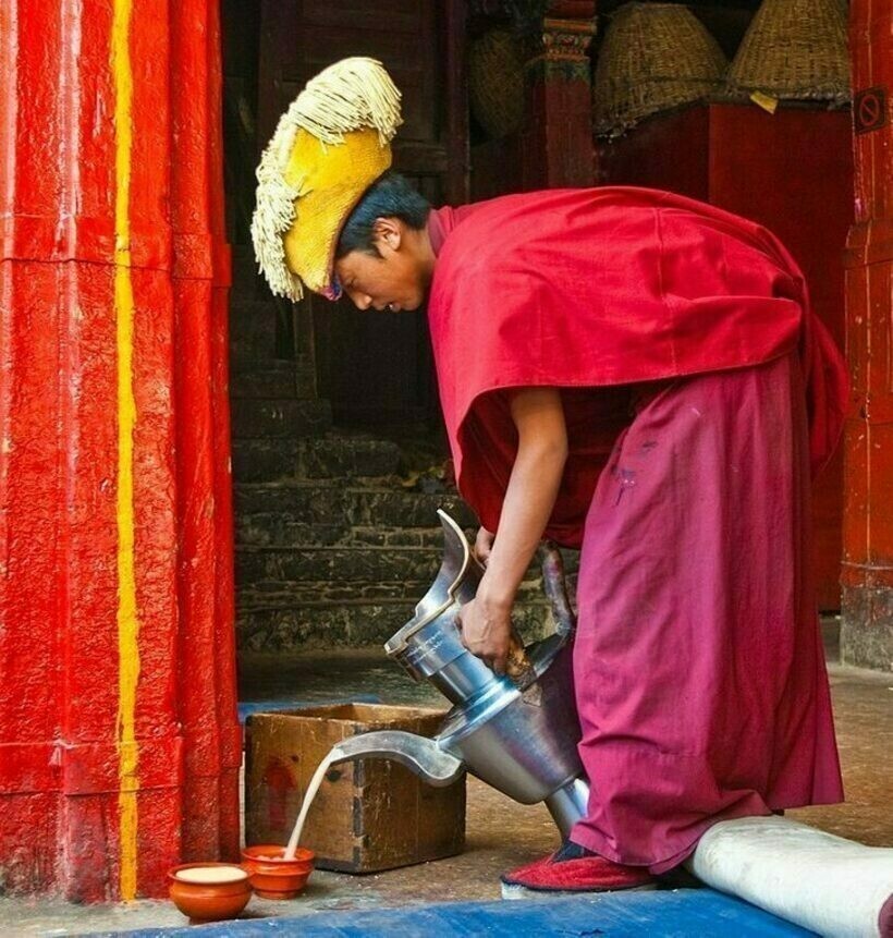16 любопытных снимков, на которых запечатлены реалии жизни в Тибете