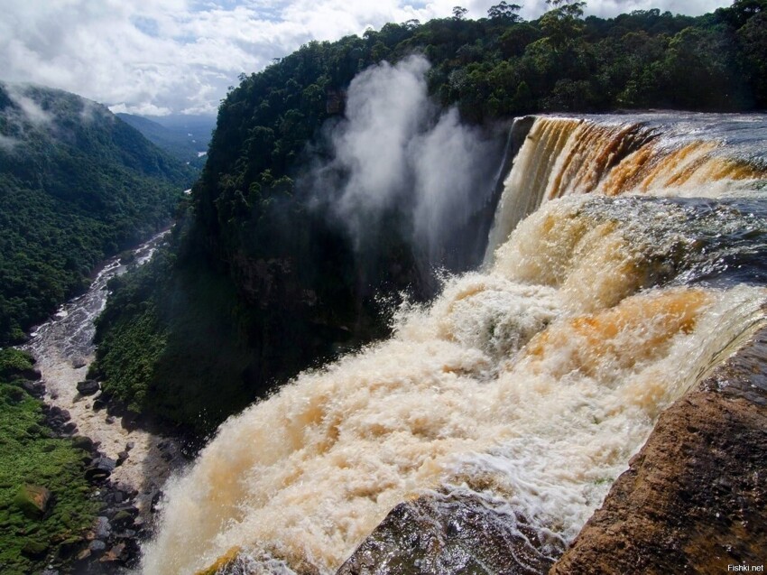 Кайету́р — водопад, расположенный на реке Потаро в западной Гайане, недалеко ...