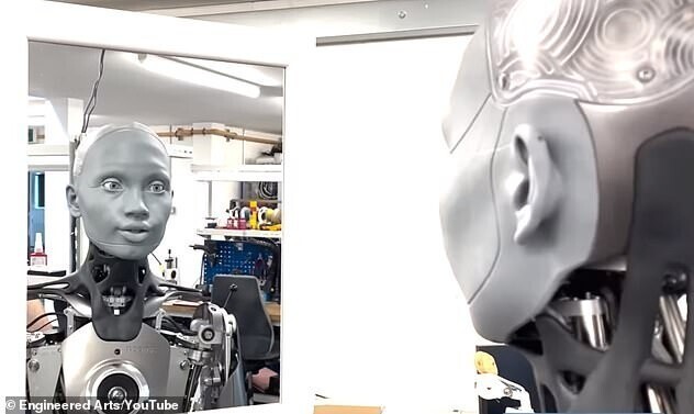 Самый реалистичный робот-гуманоид в мире научился гримасничать