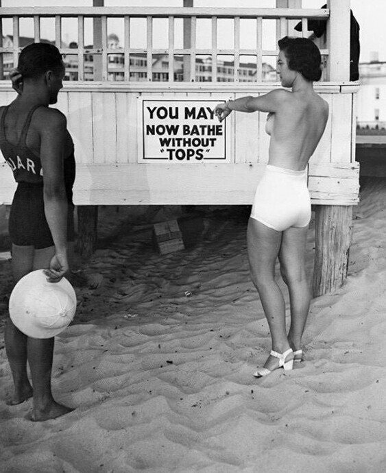 Случай на пляже. США, Нью-Джерси, 1939 год