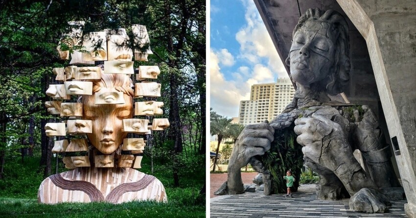 16 работ от скульптора чьи сюрреалистические статуи ошеломляют своей красотой