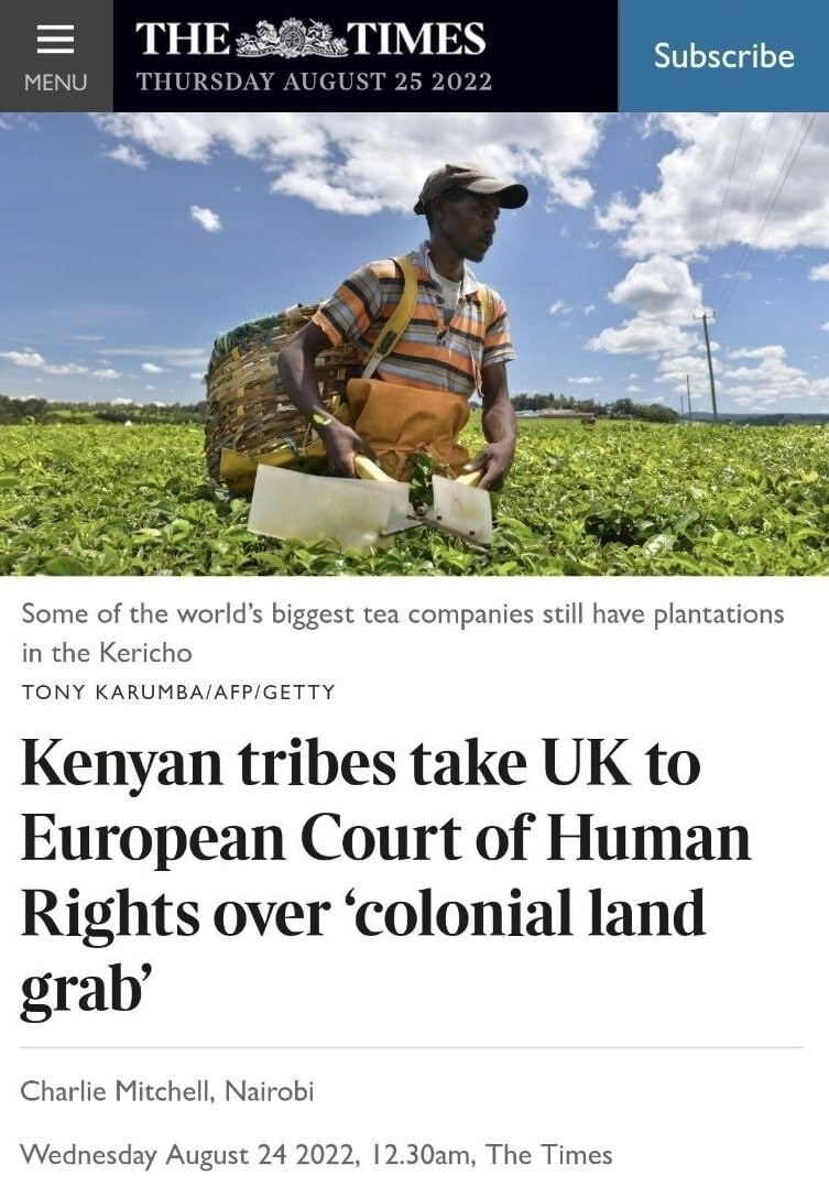 Группа общин Кении потребовала от Британии выплаты $200 млрд за колониальные преступления и грабежи