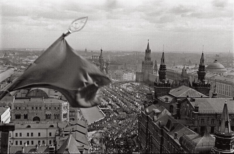 Вид на Кремль с 14 этажа гостиницы «Москва», 1930 год