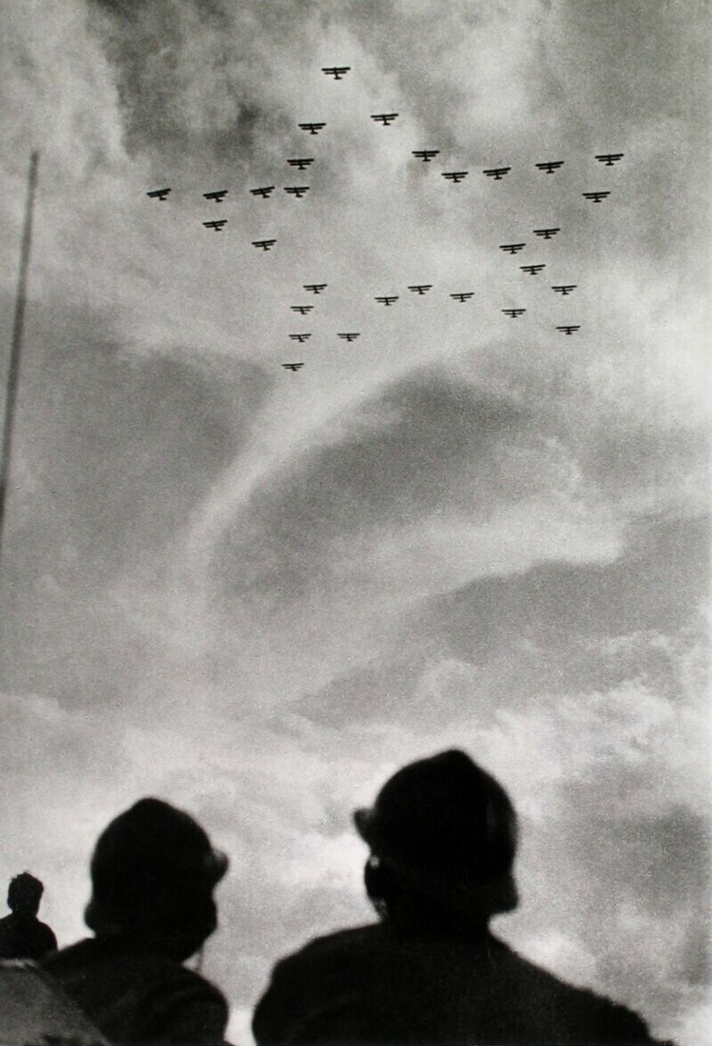 На воздушном параде в Тушино, 1935