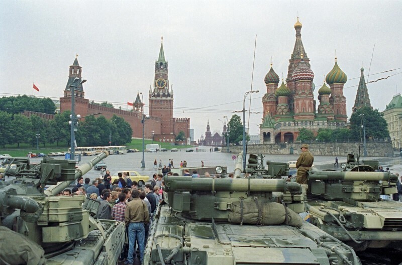 Танки в Москве, 19 августа 1991 год