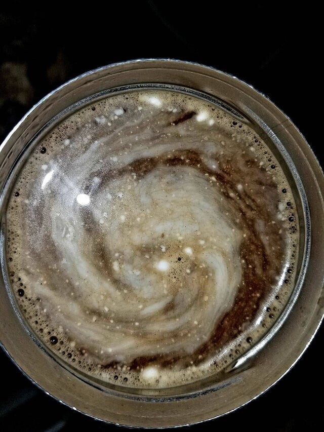 Галактика в чашке кофе