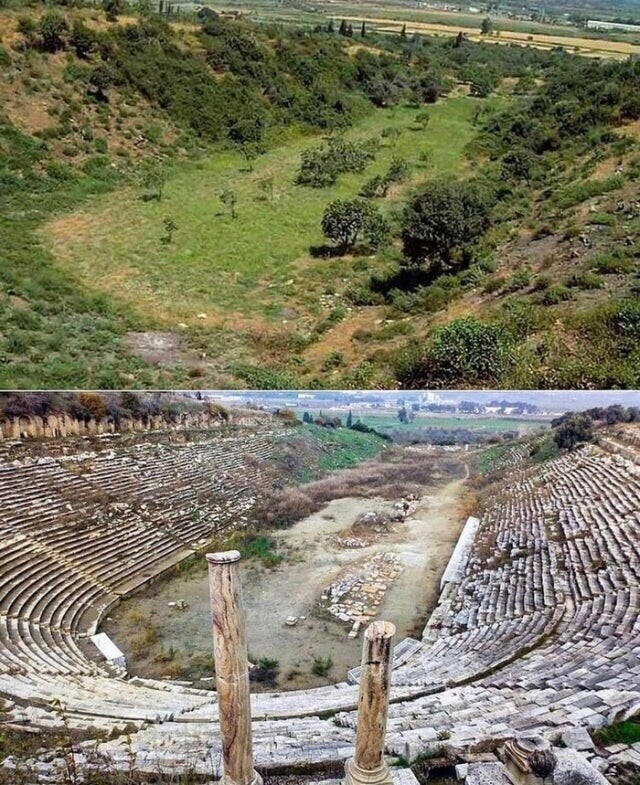 Раскопки древнегреческого стадиона