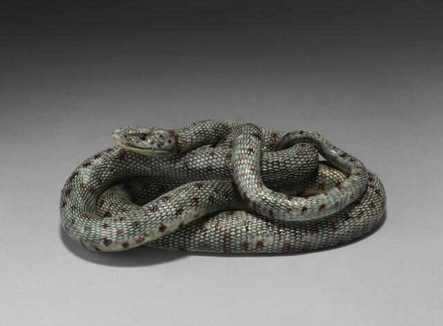 Змея из глины, 1870 - 1880 год, Франция
