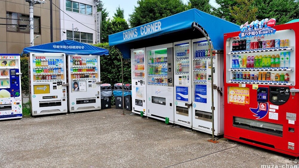 6. В Японии на одного жителя приходится 23 торговых автомата