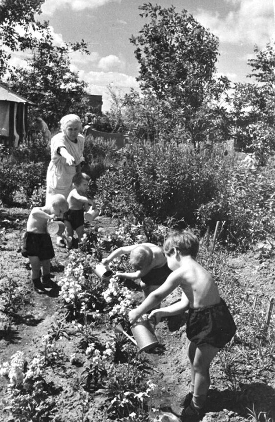 Лето 1952 года, московский детский сад.