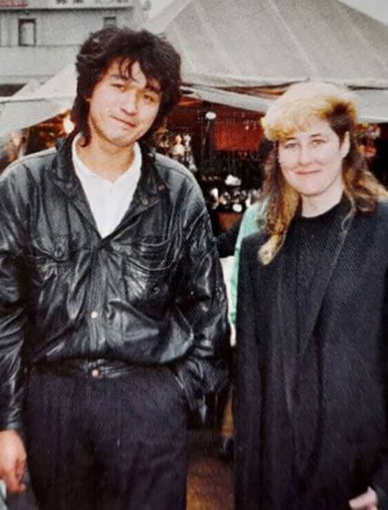 Виктор Цой и Джоанна Стингрей в Японии. Апрель 1990 год
