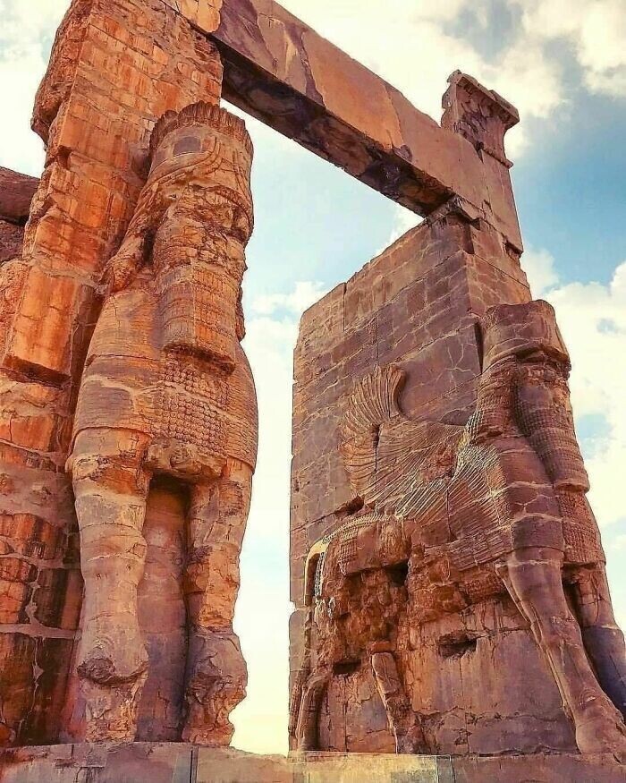 Ворота всех народов, также известные как ворота Ксеркса в Персеполисе, Иран, 486-465 гг. до н.э.