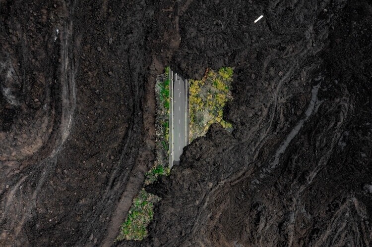 «Последствия извержения вулкана Ла-Пальма» Энрико Пескантини, 2 место, категория "Природа"