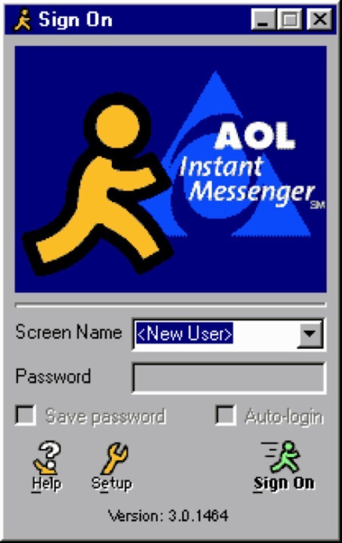 19. Мессенджер AOL (1997-2017)