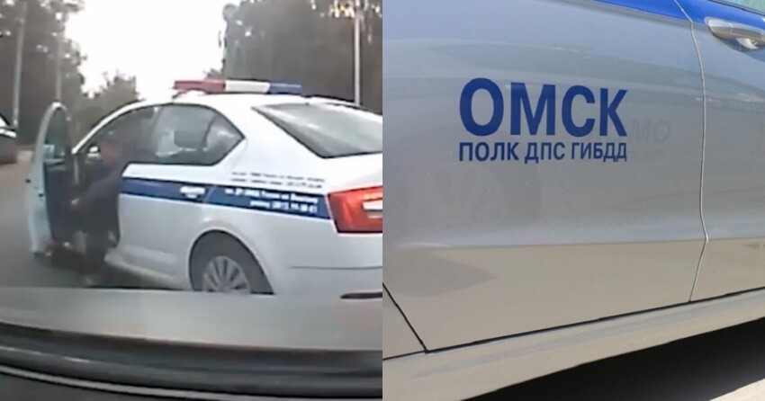 GTA по-русски: во время оформления протокола ДТП омич угнал патрульное авто и устроил гонки с полицией