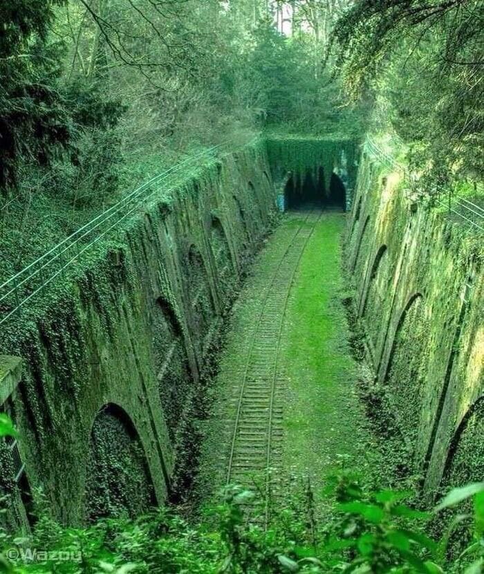 Заброшенный тоннель во Франции