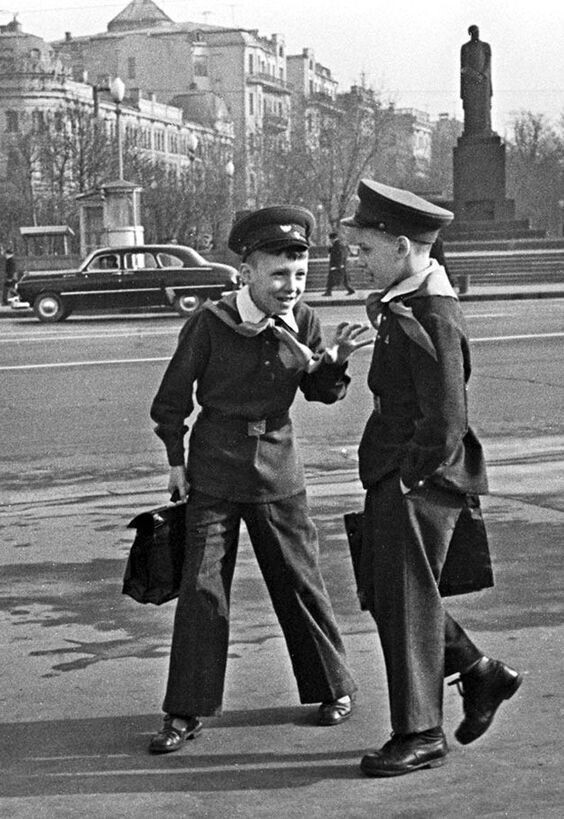 Советские школьники в 1961 году