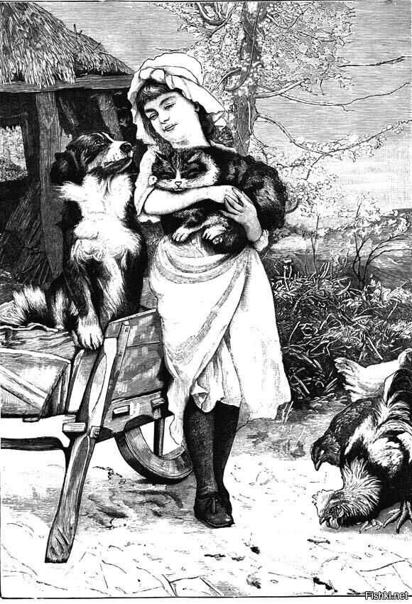 Котик и собачка в одном флаконе (1884 год) 