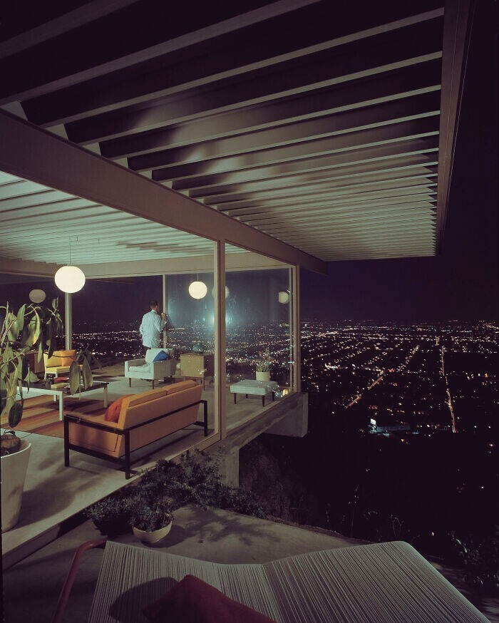 Стал Хаус, Лос-Анджелес, Калифорния, США (1957). Автор Пьер Кениг