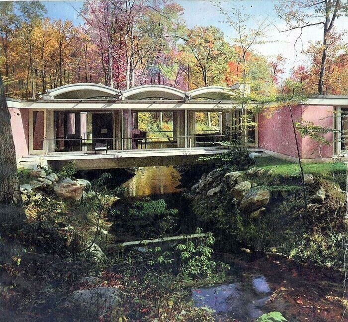 Дом Уорнера, Нью-Ханаан, Коннектикут, спроектированДжоном Йохансеном в 1955 году