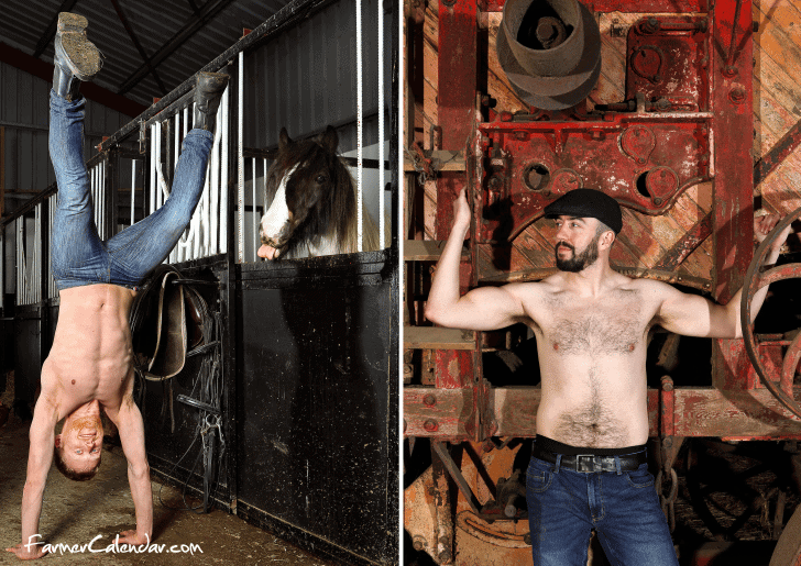 На радость девушкам: ирландские фермеры вместе с животным снялись для нового календаря