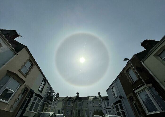 Солнечный шар над Плимутом, Великобритания