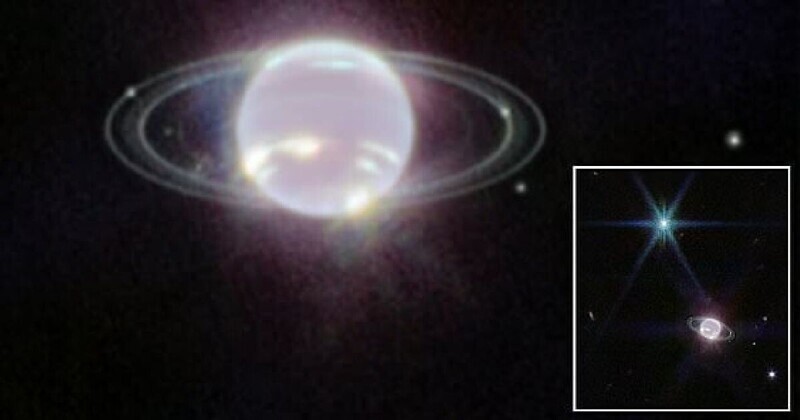 Телескоп "Джеймс Уэбб" запечатлел Нептун и его кольца в рекордном качестве