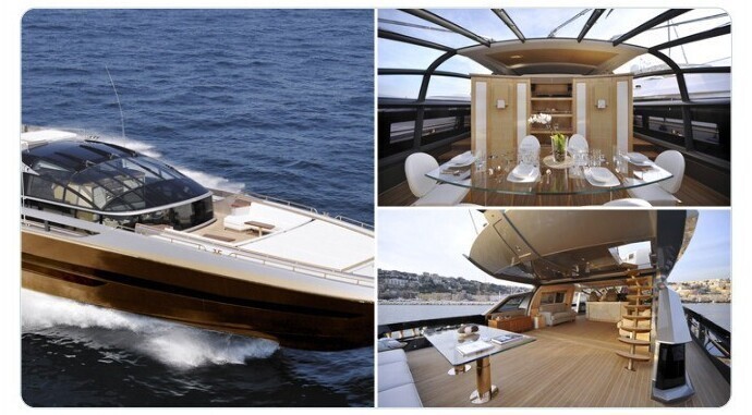 Эта  яхта, отделанная золотом, обошлась владельцу в $4 800 000 000