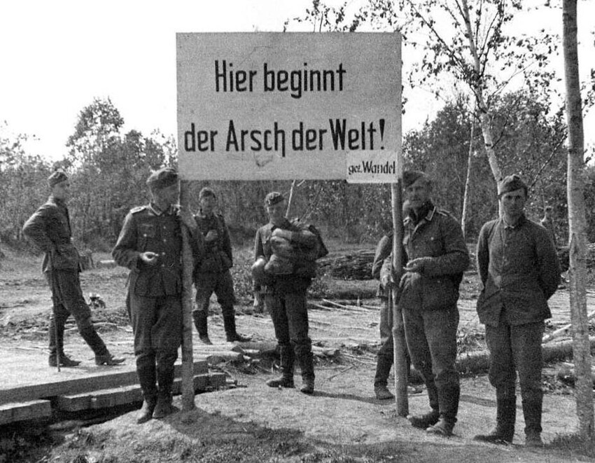 Немецкие солдаты в боях на Волховском направлении. 1942-й год
